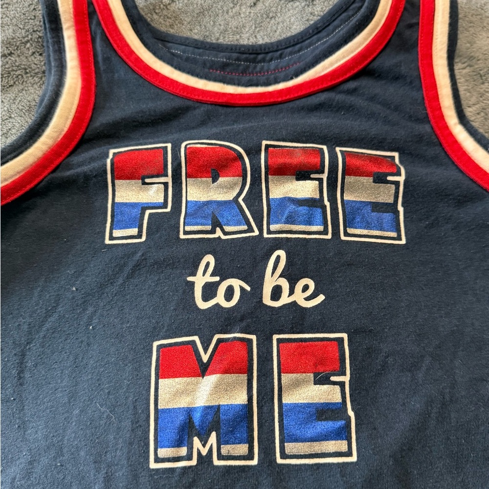 Kids Sleeveless Shirt - Free to Be Me